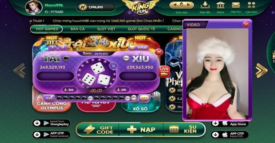 Kingfun là cổng game hoạt động trong lĩnh vực cá cược đổi thưởng trực tuyến