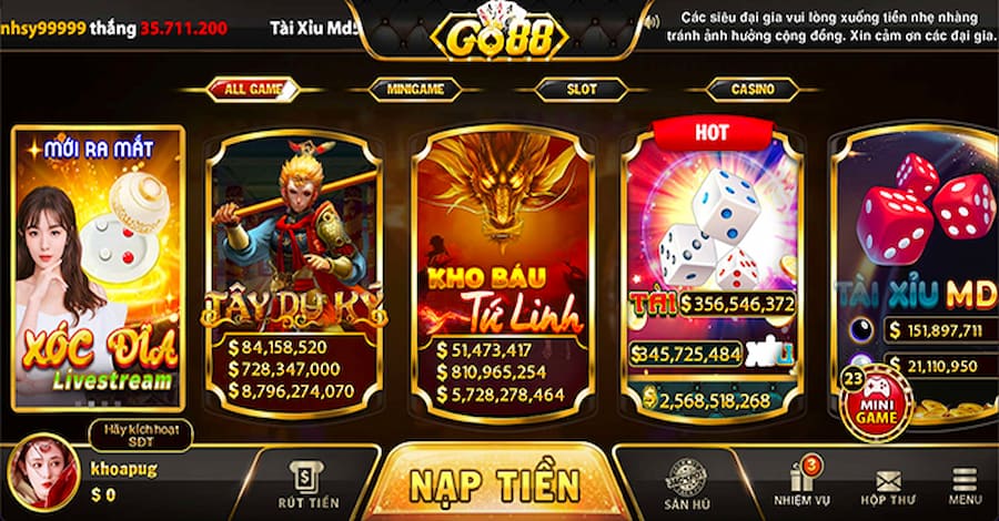 Đánh giá chi tiết về nhà cái GO88