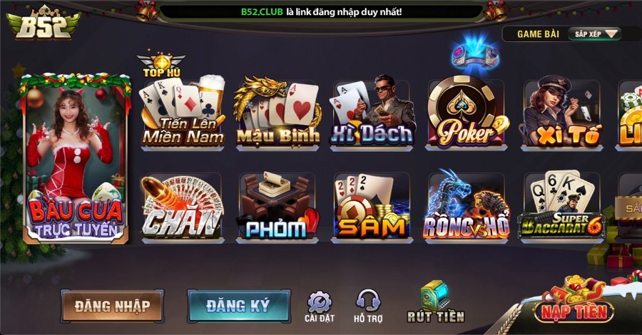 Khám phá kho giải trí online đặc sắc tại cổng game B52 